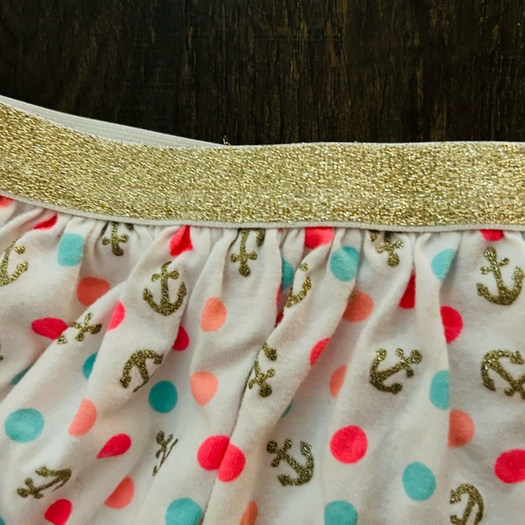 Tommy Bahama Girls Skirt/Skort Bright Polka Dot - Picture 2 of 5